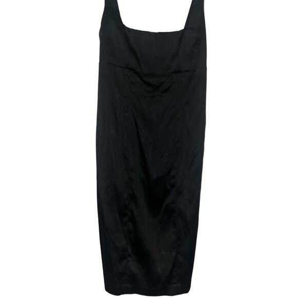 CALVIN KLEIN BLACK COCKTAIL DRESS SZ 8 - Picture 1 of 3